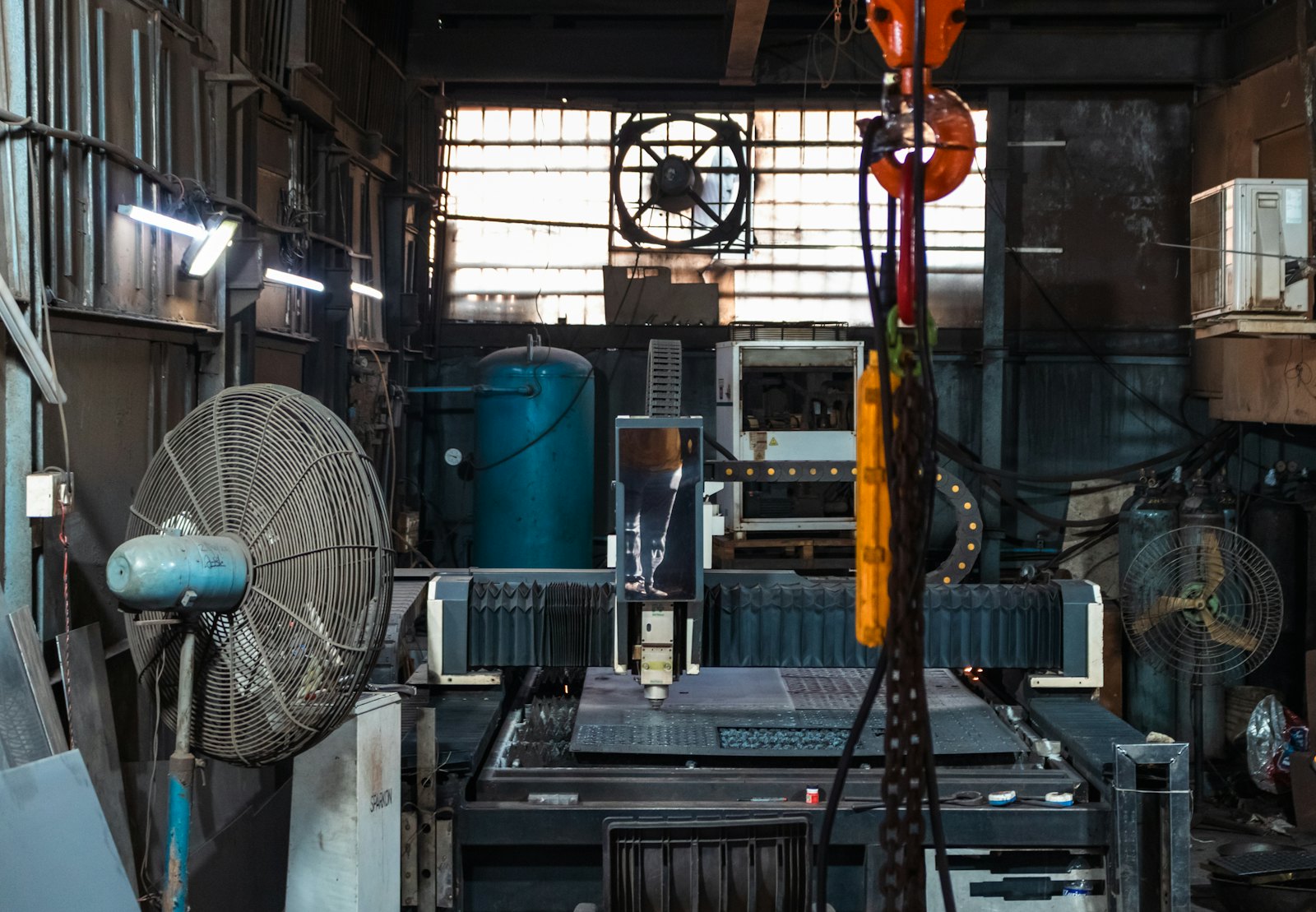 Atelier industrial de prelucrare a metalului